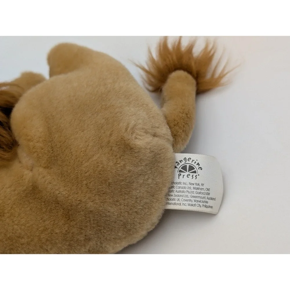 Scholastic Lion‎ Plush Brown 6 Inch Tangerine Press Animal Magic